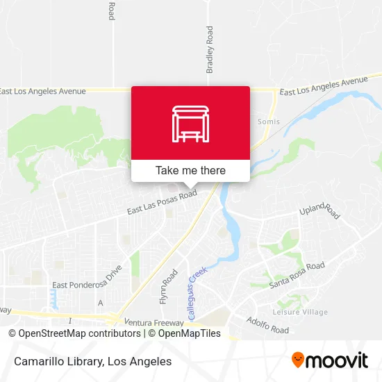 Camarillo Library map
