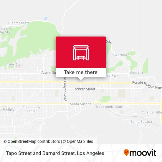 Tapo Street and Barnard Street map