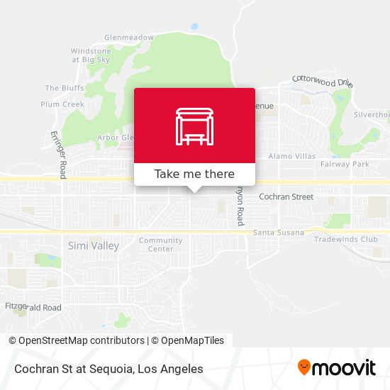 Mapa de Cochran St at Sequoia