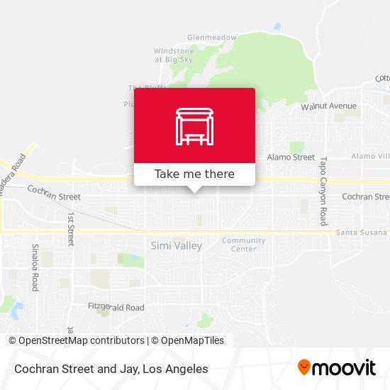 Cochran Street and Jay map