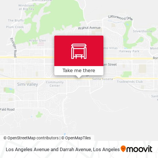 Mapa de Los Angeles Avenue and Darrah Avenue