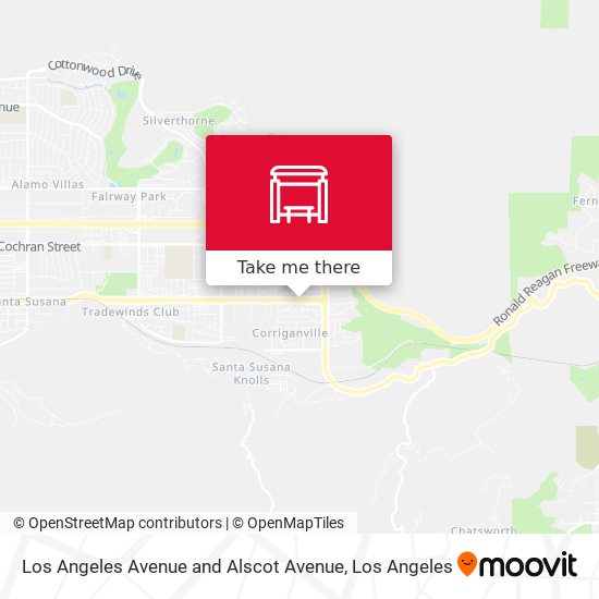 Mapa de Los Angeles Avenue and Alscot Avenue