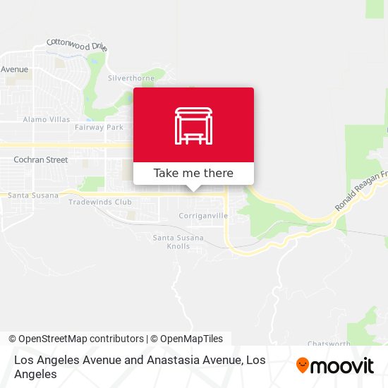 Los Angeles Avenue and Anastasia Avenue map