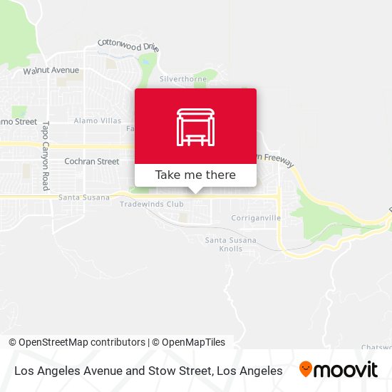 Mapa de Los Angeles Avenue and Stow Street