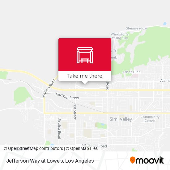 Jefferson Way at Lowe's map