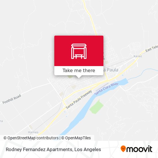Rodney Fernandez Apartments map