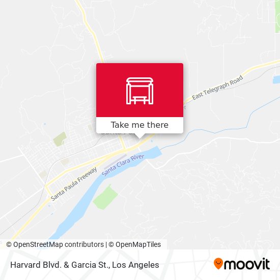 Harvard Blvd. & Garcia St. map