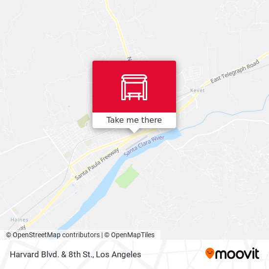 Harvard Blvd. & 8th St. map