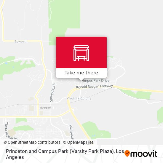 Princeton and Campus Park (Varsity Park Plaza) map