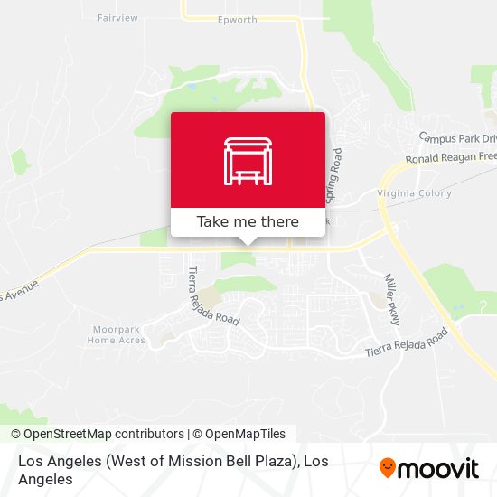 Los Angeles (West of Mission Bell Plaza) map