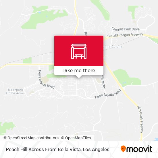 Mapa de Peach Hill Across From Bella Vista