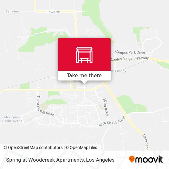 Mapa de Spring at Woodcreek Apartments