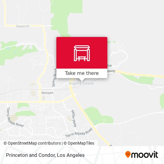 Princeton and Condor map