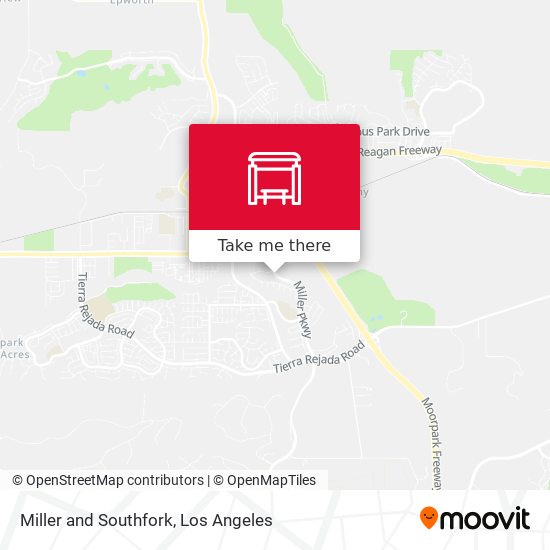 Miller and Southfork map