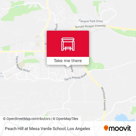 Peach Hill at Mesa Verde School map