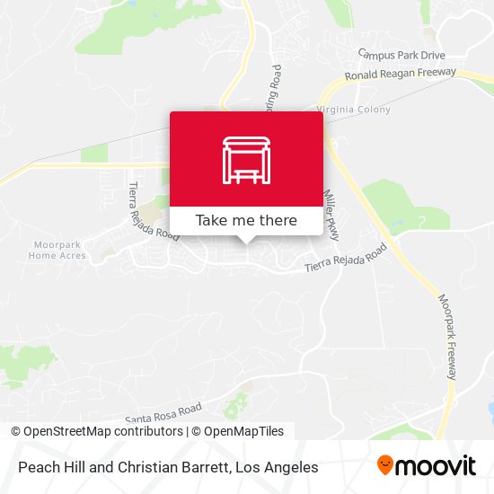Peach Hill and Christian Barrett map