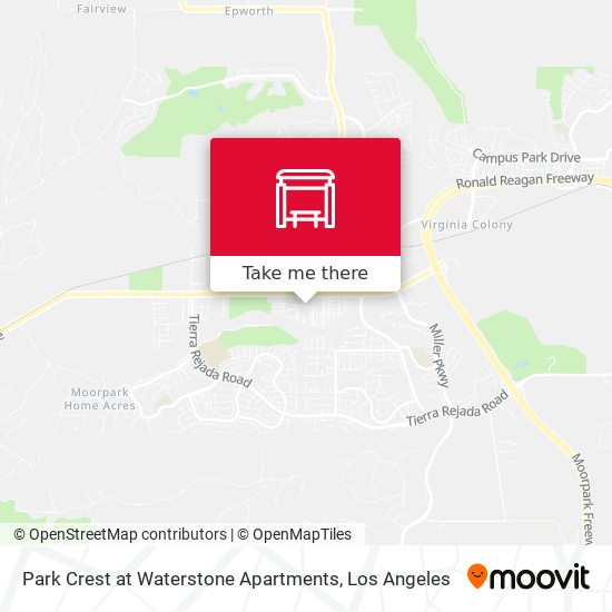 Park Crest at Waterstone Apartments map