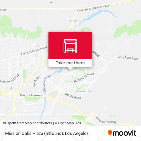 Mission Oaks Plaza (Inbound) map