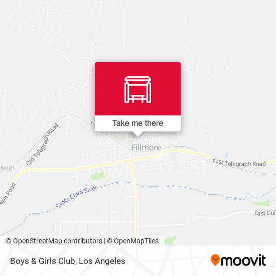 Mapa de Boys & Girls Club