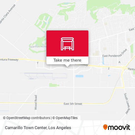 Camarillo Town Center map