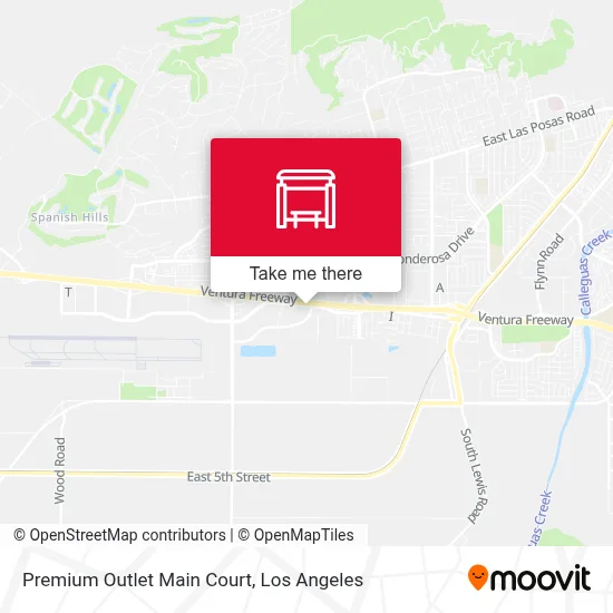 Premium Outlet Main Court map