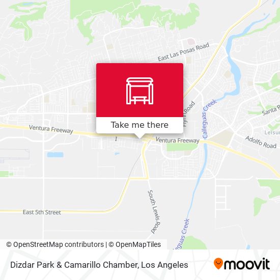 Dizdar Park & Camarillo Chamber map