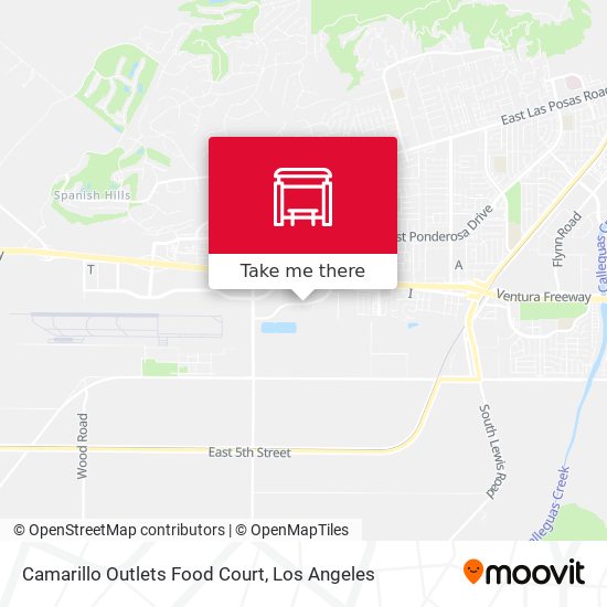 Mapa de Camarillo Outlets Food Court