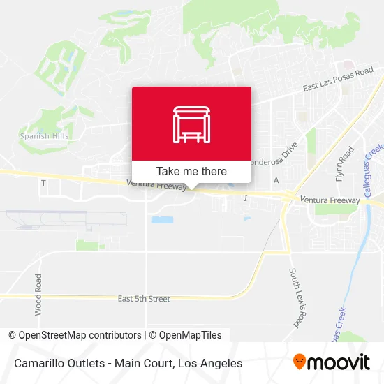 Camarillo Outlets - Main Court map