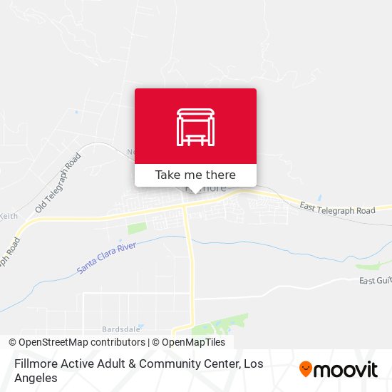 Fillmore Active Adult & Community Center map