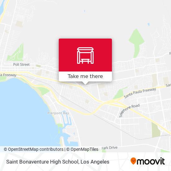 Saint Bonaventure High School map