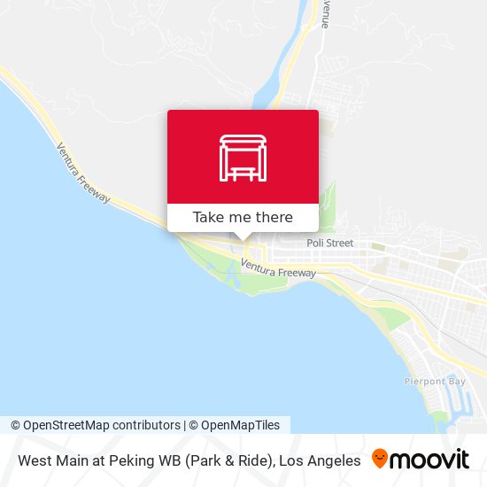 Mapa de West Main at Peking WB (Park & Ride)