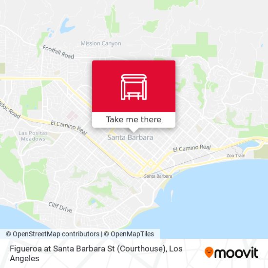 Figueroa at Santa Barbara St (Courthouse) map