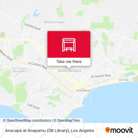 Mapa de Anacapa at Anapamu (SB Library)