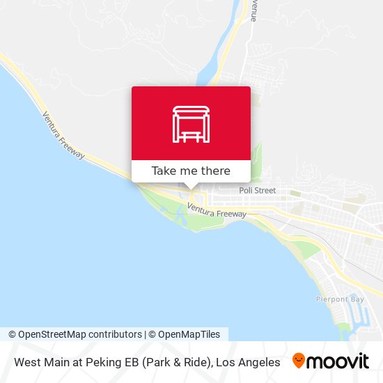 West Main at Peking EB (Park & Ride) map