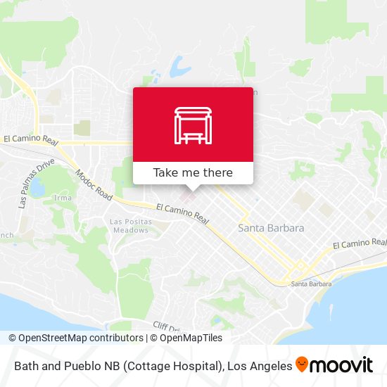 Mapa de Bath and Pueblo NB (Cottage Hospital)