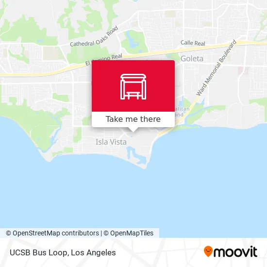 UCSB Bus Loop map