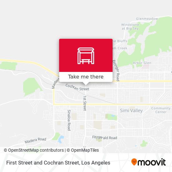 Mapa de First Street and Cochran Street