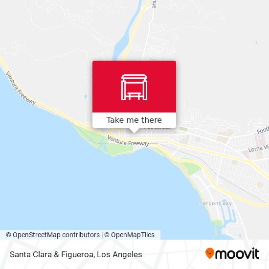 Santa Clara & Figueroa map