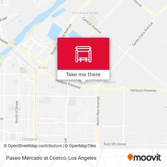 Mapa de Paseo Mercado at Costco