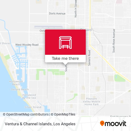 Ventura & Channel Islands map