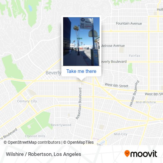 Wilshire / Robertson map