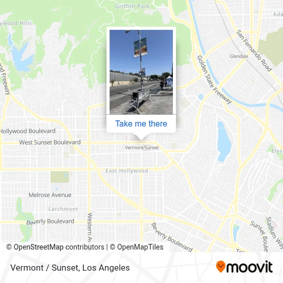 Vermont / Sunset map