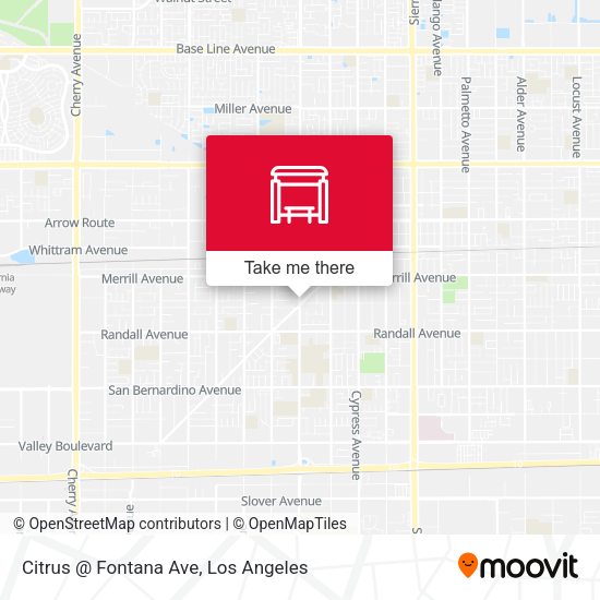 Mapa de Citrus @ Fontana Ave