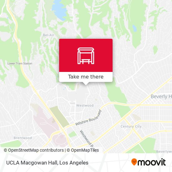 Mapa de UCLA Macgowan Hall