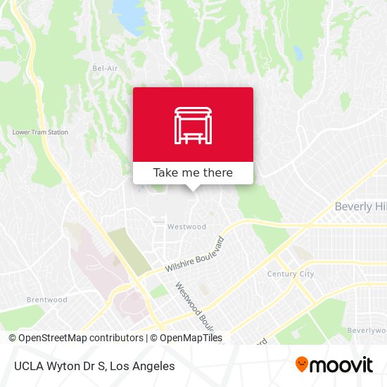 Mapa de UCLA Wyton Dr S