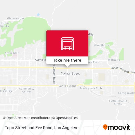 Tapo Street and Eve Road map