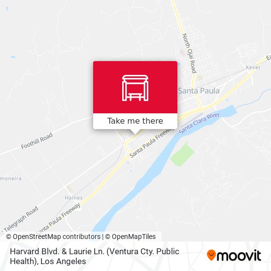 Harvard Blvd. & Laurie Ln. (Ventura Cty. Public Health) map