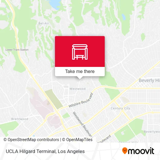 UCLA Hilgard Terminal map