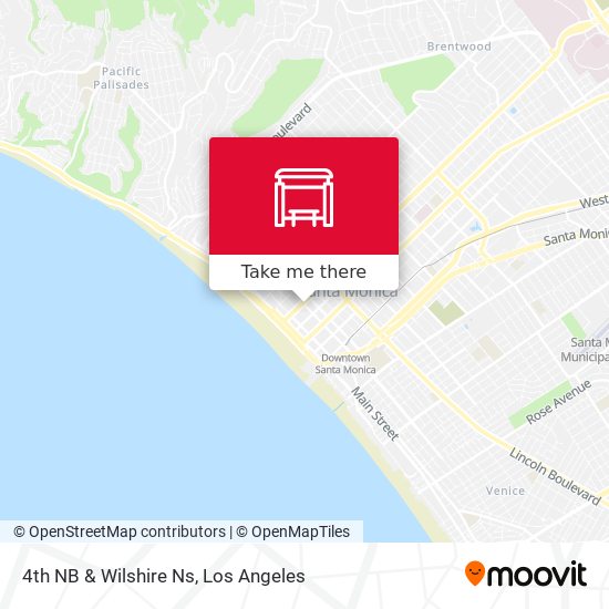 Mapa de 4th NB & Wilshire Ns