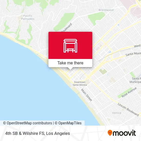 4th SB & Wilshire FS map